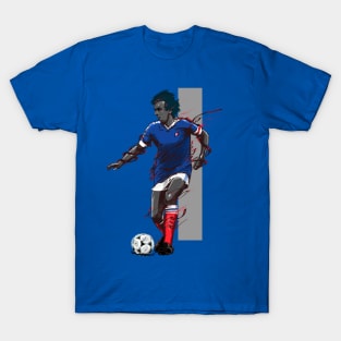 Football Legends Michel Platini France T-Shirt